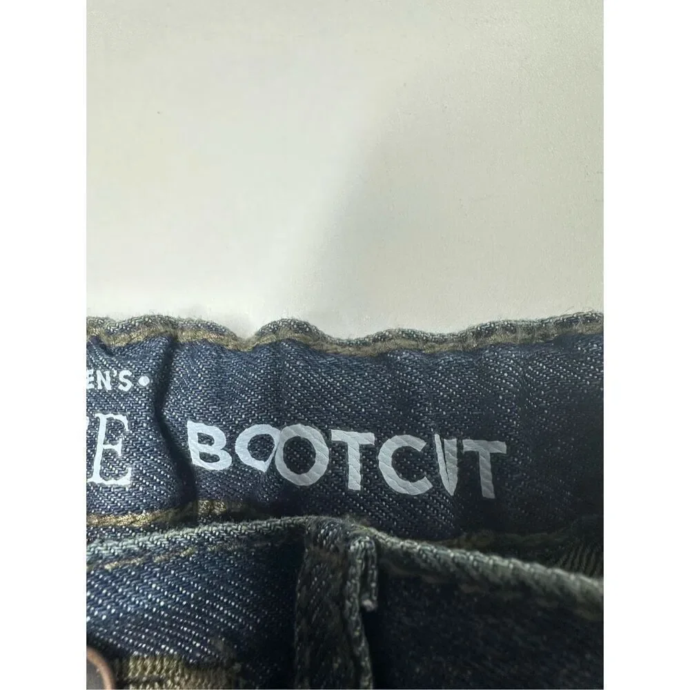 NWT The Children's Place Bootcut Jeans Boys Size 5T Dark Blue Adjustable Waist